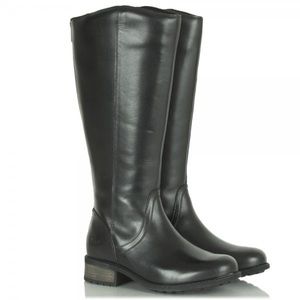 UGG Seldon tall black leather riding boots